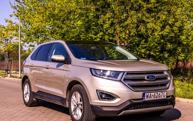 Ford EDGE cena 83000 przebieg: 110000, rok produkcji 2017 z Warszawa małe 154